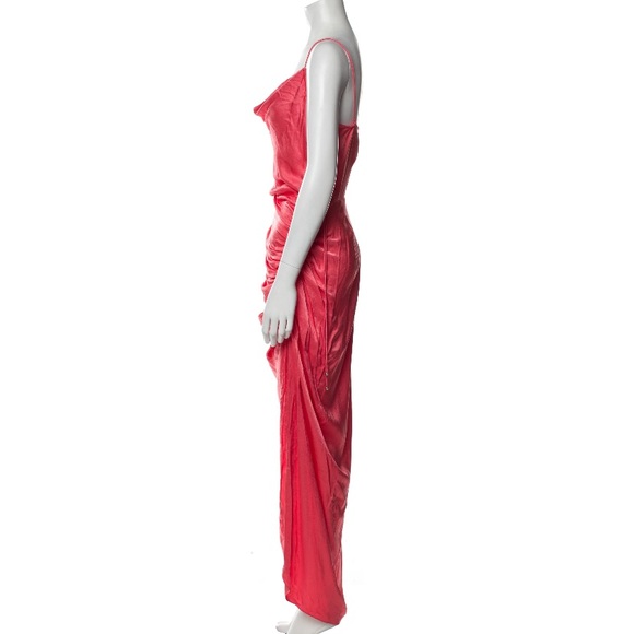 Veronica Beard natasha satin draped dress